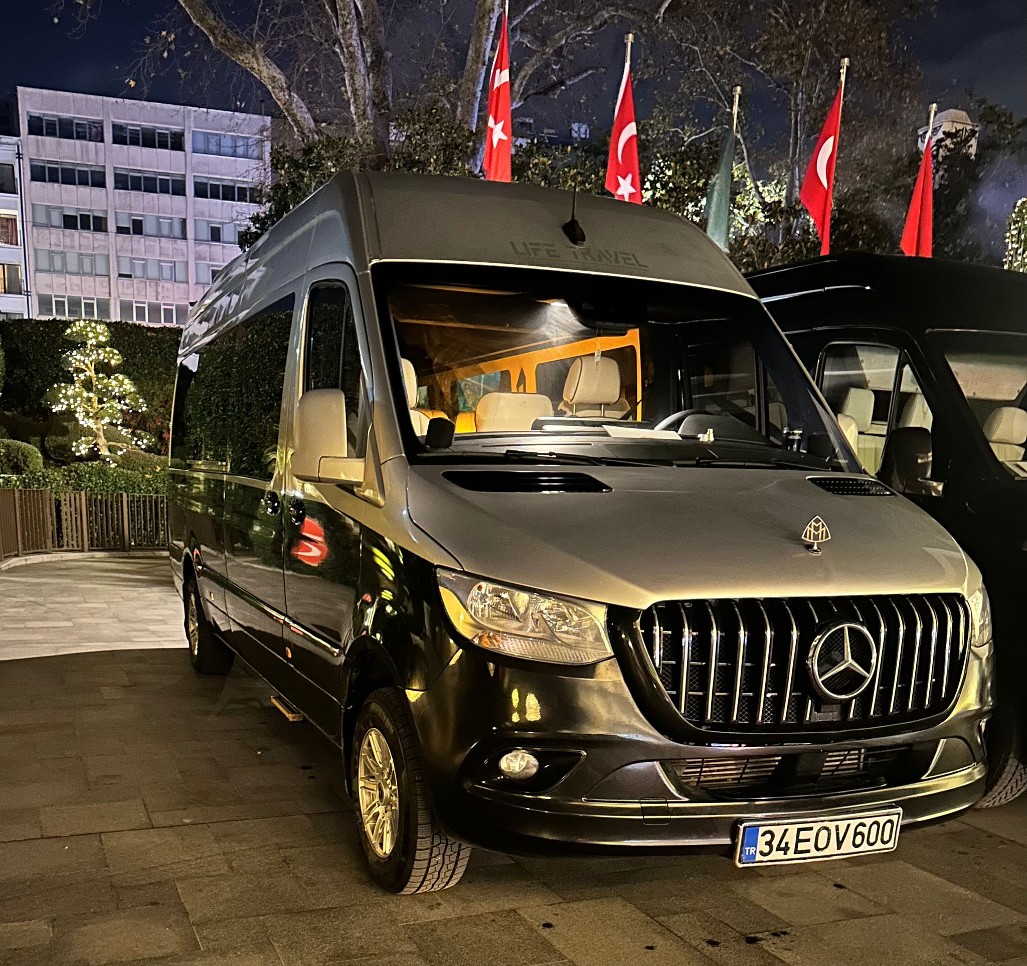 VIP araç iç mekan deri koltuk konfor